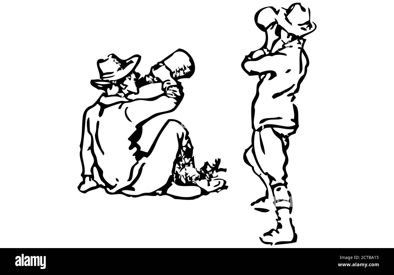 Illustrazione moderna di disegno isolato in stile cartoon. Illustrazione. Clipart. Foto Stock