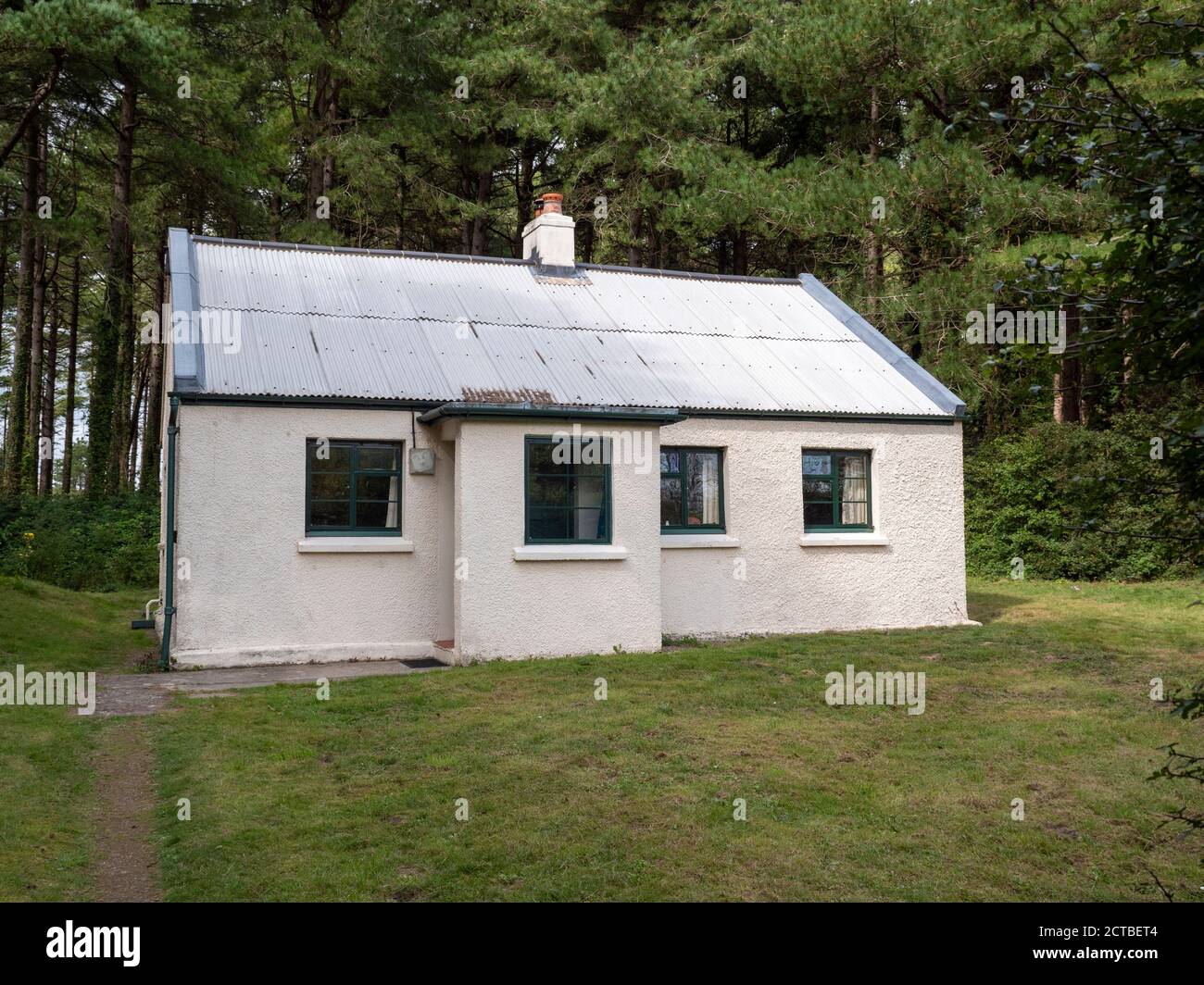 Burrows Cottage o Bwthyn y Twyni vicino a LLanmadoc nel Whiteford National Nature Reserve Gower Peninsula Galles Regno Unito Foto Stock