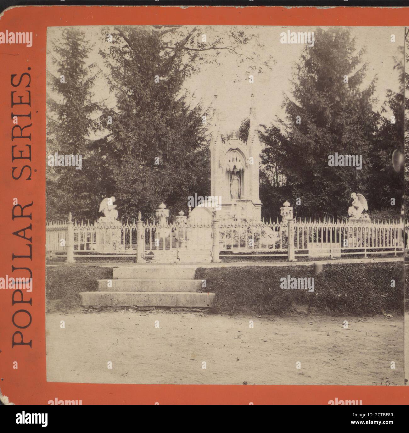 Monument of Miss Charlotte Canda, Battle Avenue., New York (state), New York (N. Y.), New York, Brooklyn (New York, N. Y Foto Stock