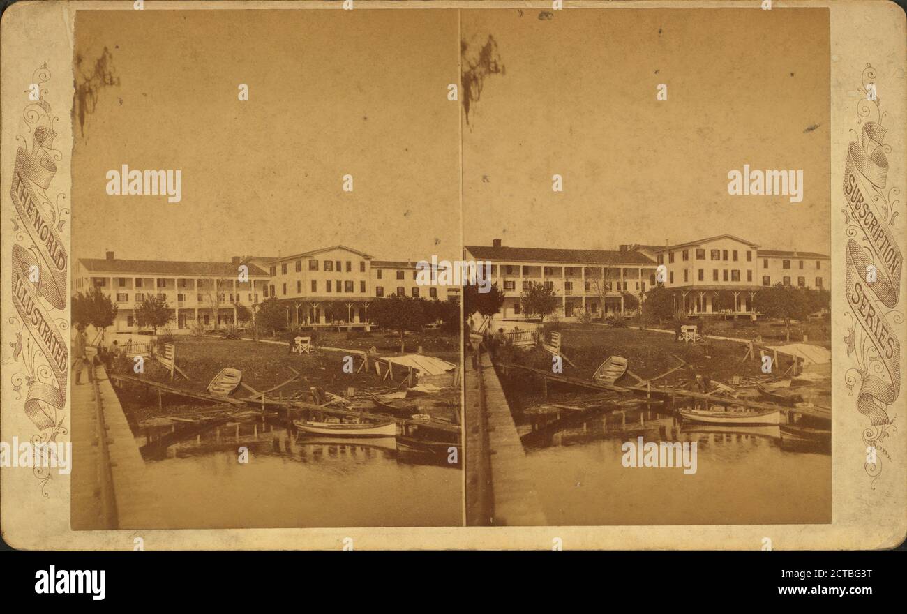 Brock House, Enterprise, Florida., fermo immagine, Stereographs, 1850 - 1930 Foto Stock