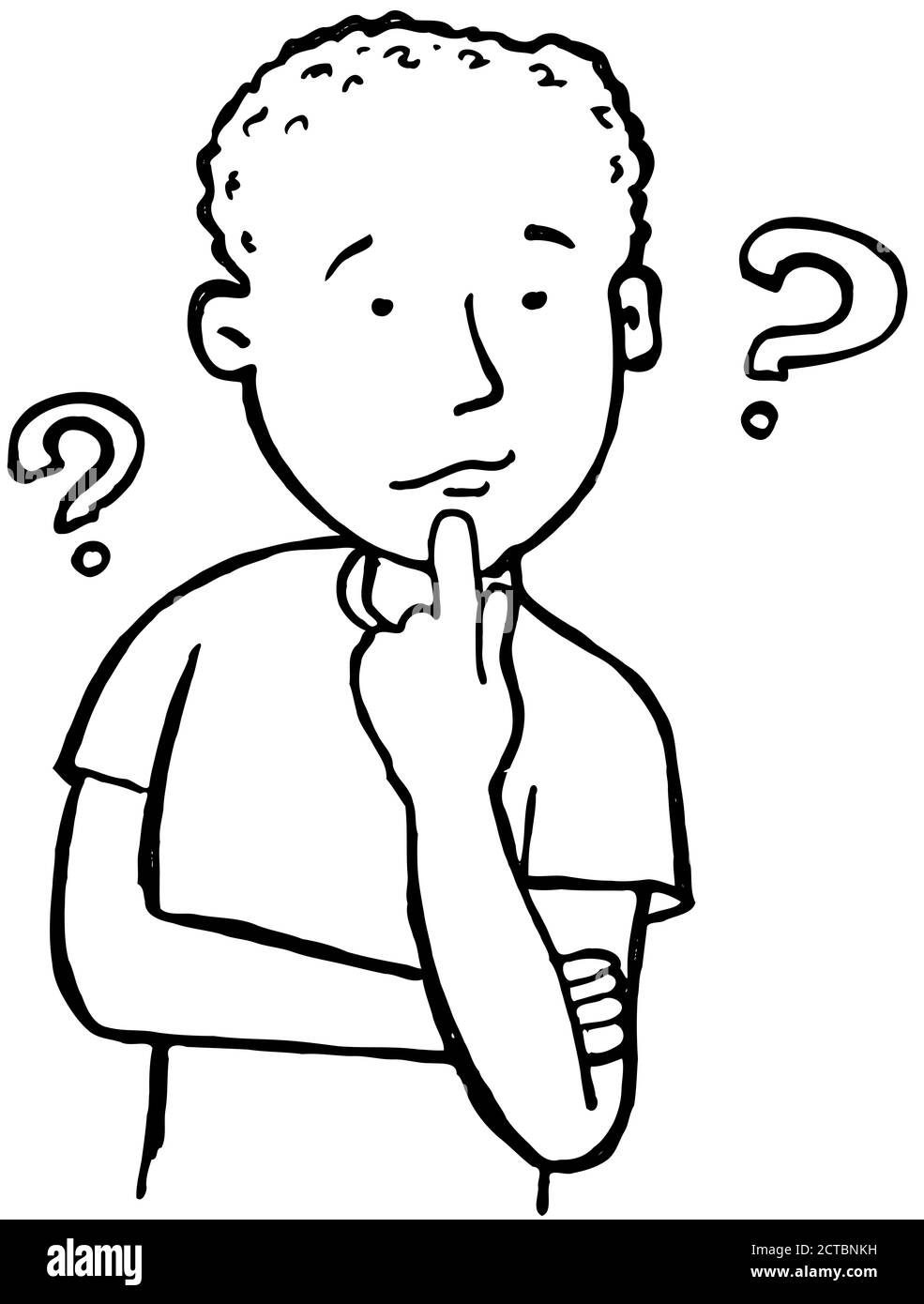 Illustrazione moderna di disegno isolato in stile cartoon. Illustrazione. Clipart. Foto Stock