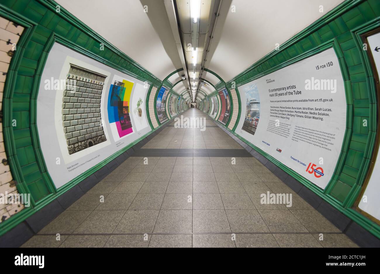 Stazione della metropolitana di Embankment, Londra, Regno Unito Foto Stock