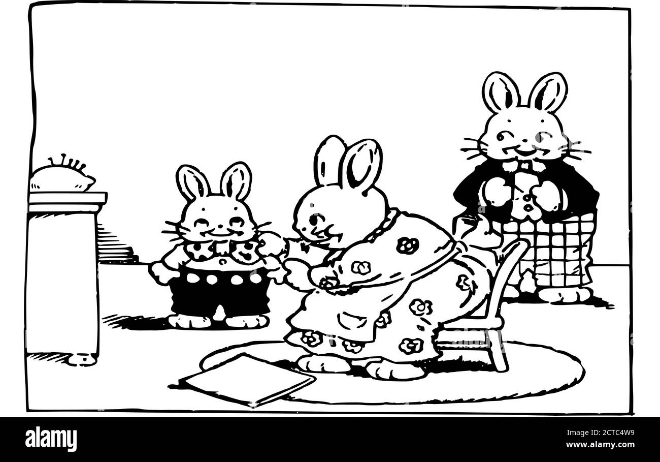 Illustrazione moderna di disegno isolato in stile cartoon. Illustrazione. Clipart. Foto Stock