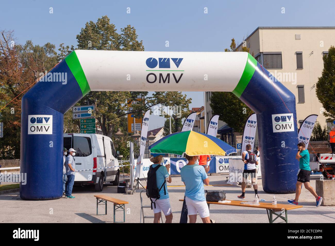 Altötting/Germania/ Baviera-13.Settembre: Mezza Maratona OMV Altötting 2020 Foto Stock