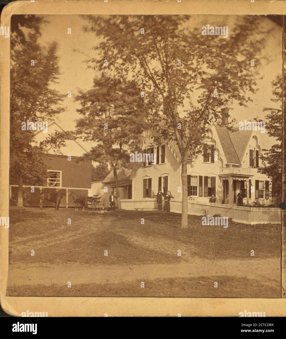 Residenza di R.W. French., Garland, F. G., Houses, New Hampshire, Manchester (N.H Foto Stock