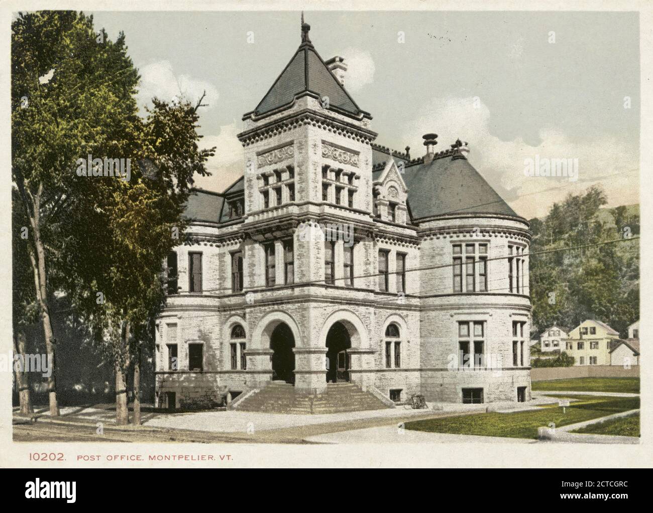 Ufficio postale, Montpelier, Vert., immagini fisse, Cartoline, 1898 - 1931 Foto Stock