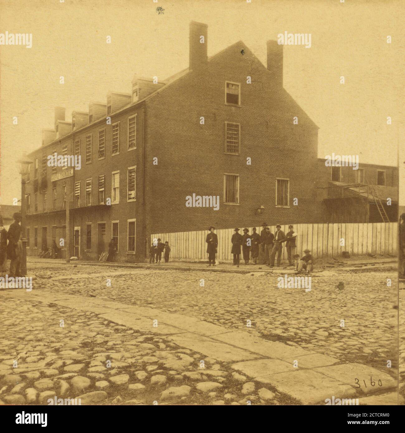 Castle Thunder, Carey St., Richmond., E. & H.T. Anthony (Firm), Brady, Mathew B. (1823 (ca.)-1896), 1861, Stati Uniti Foto Stock