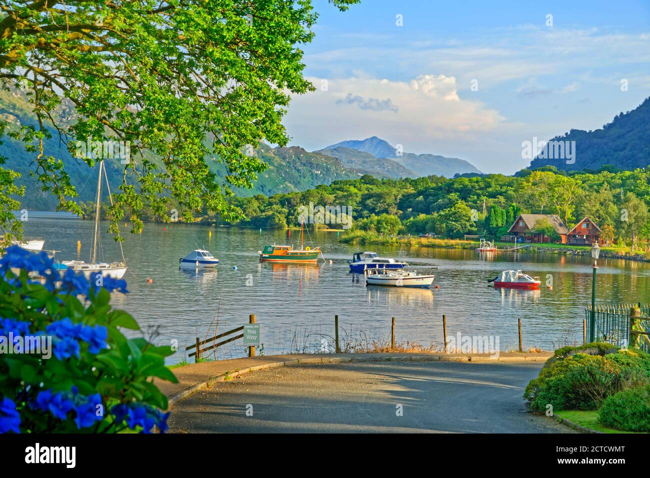 Loch Lomond a Ardlui, Argyll & Bute, Scozia. Foto Stock