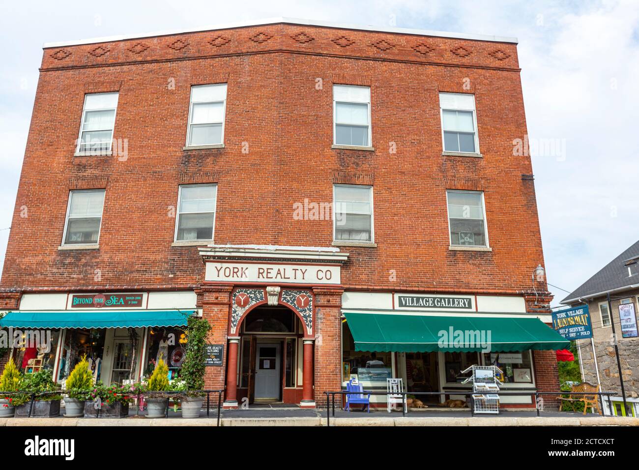 York Realty Co, York, Maine, USA Foto Stock