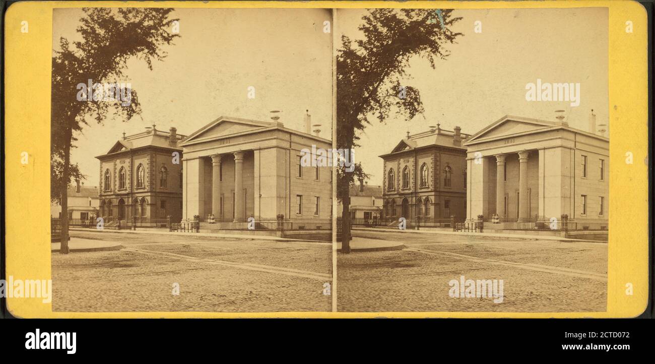 Casa di corte., fermo immagine, Stereographs, 1850 - 1930 Foto Stock