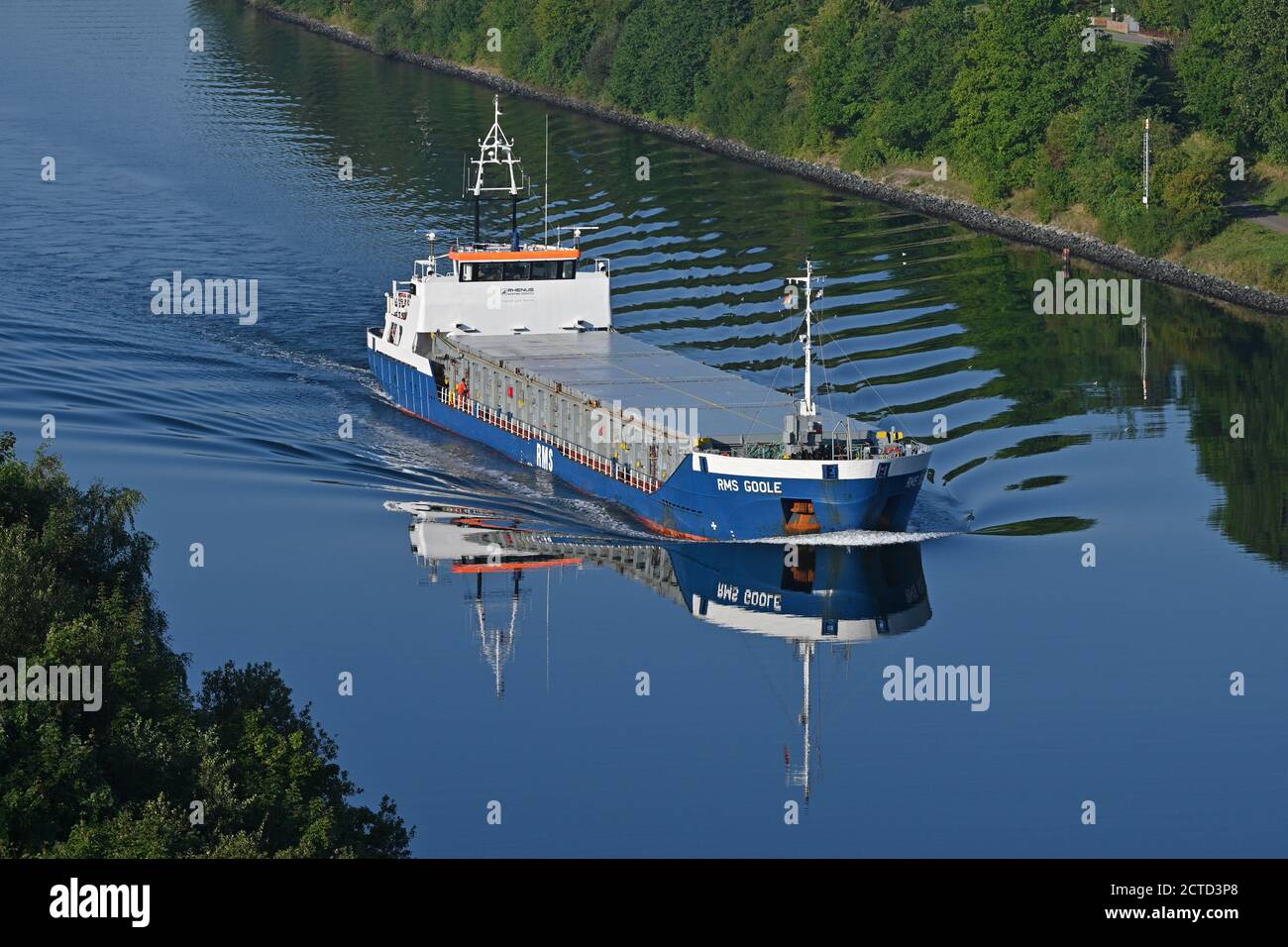 RMS Goole passando il canale di Kiel Foto Stock