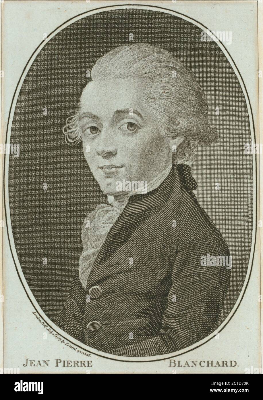 Jean Pierre Blanchard., immagine, stampe, 1785 Foto Stock