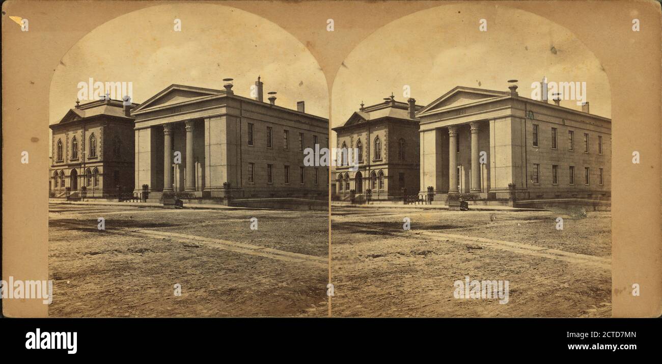Casa di corte., immagine fissa, Stereographs, 1850 - 1930 Foto Stock