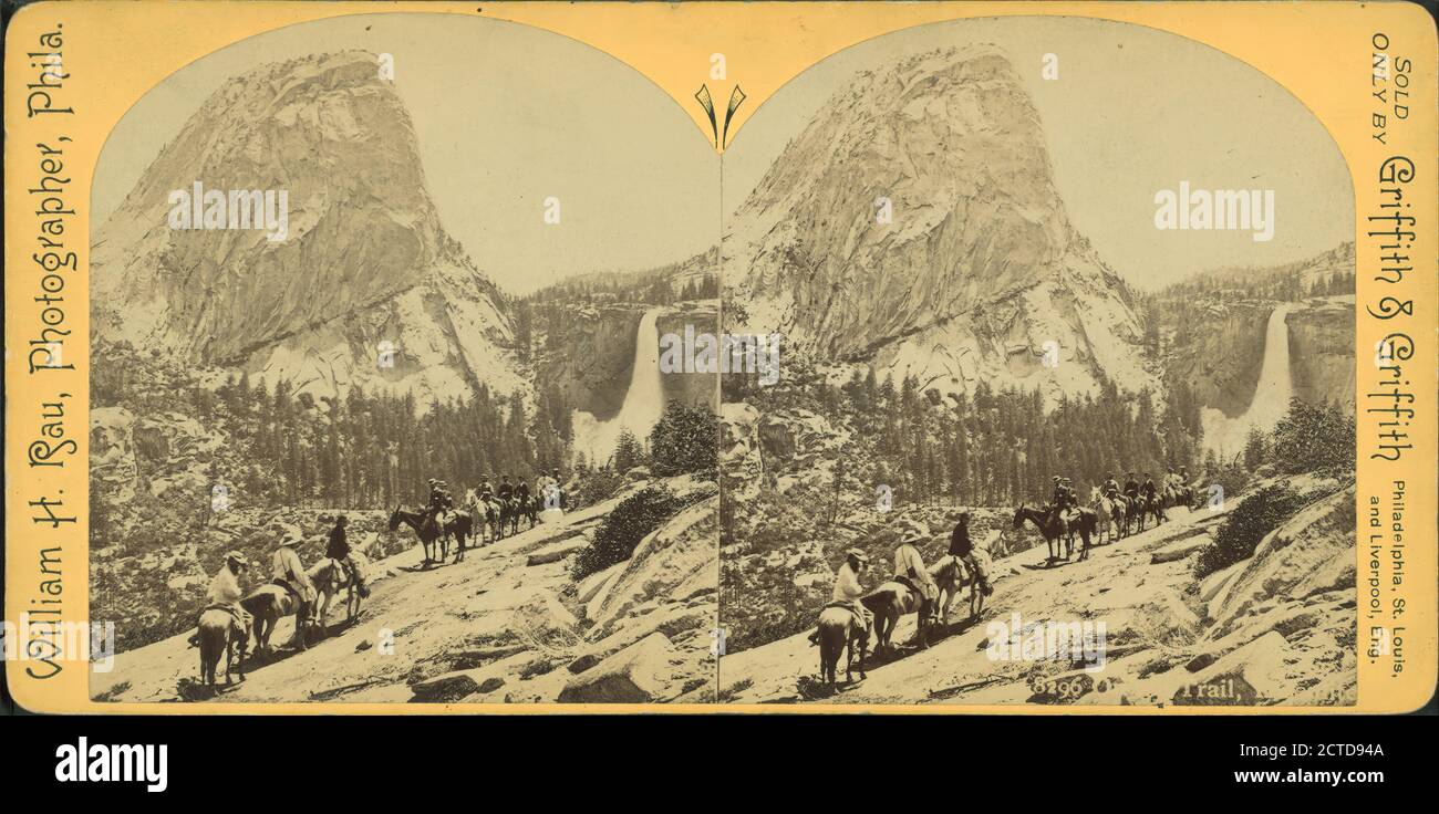 O? Trail., immagine fissa, Stereographs, 1900, Rau, William Herman (1855-1920 Foto Stock