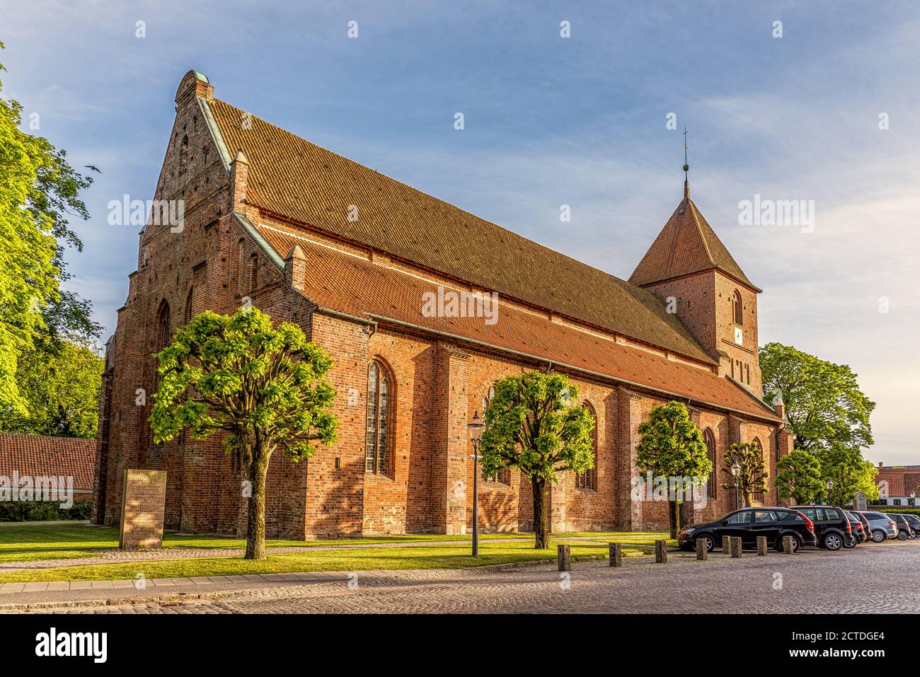 MLS. Catharinæ chiesa, è stata costruita in mattoni rossi circa 1450, Ribe, Danimarca, 31 maggio 2020 Foto Stock