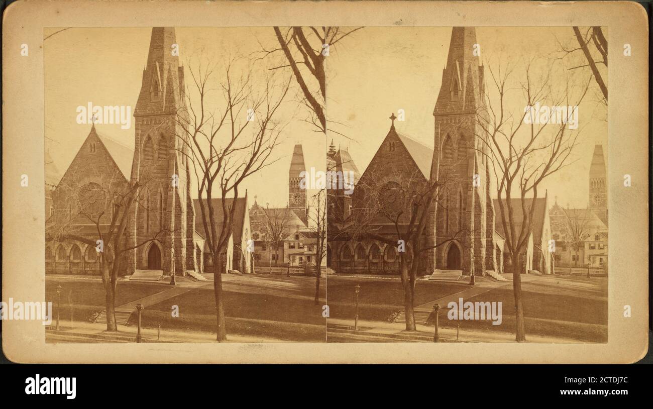Chiesa dell'unità, immagine, Stereografi, 1850 - 1930, Warner, Milano P. Foto Stock