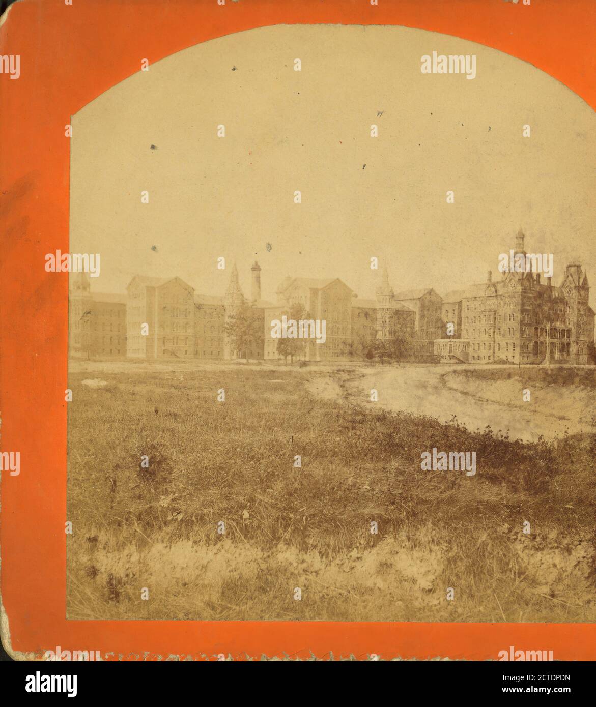 Vista dell'asilo lunatico a Columbus., Ohio Foto Stock