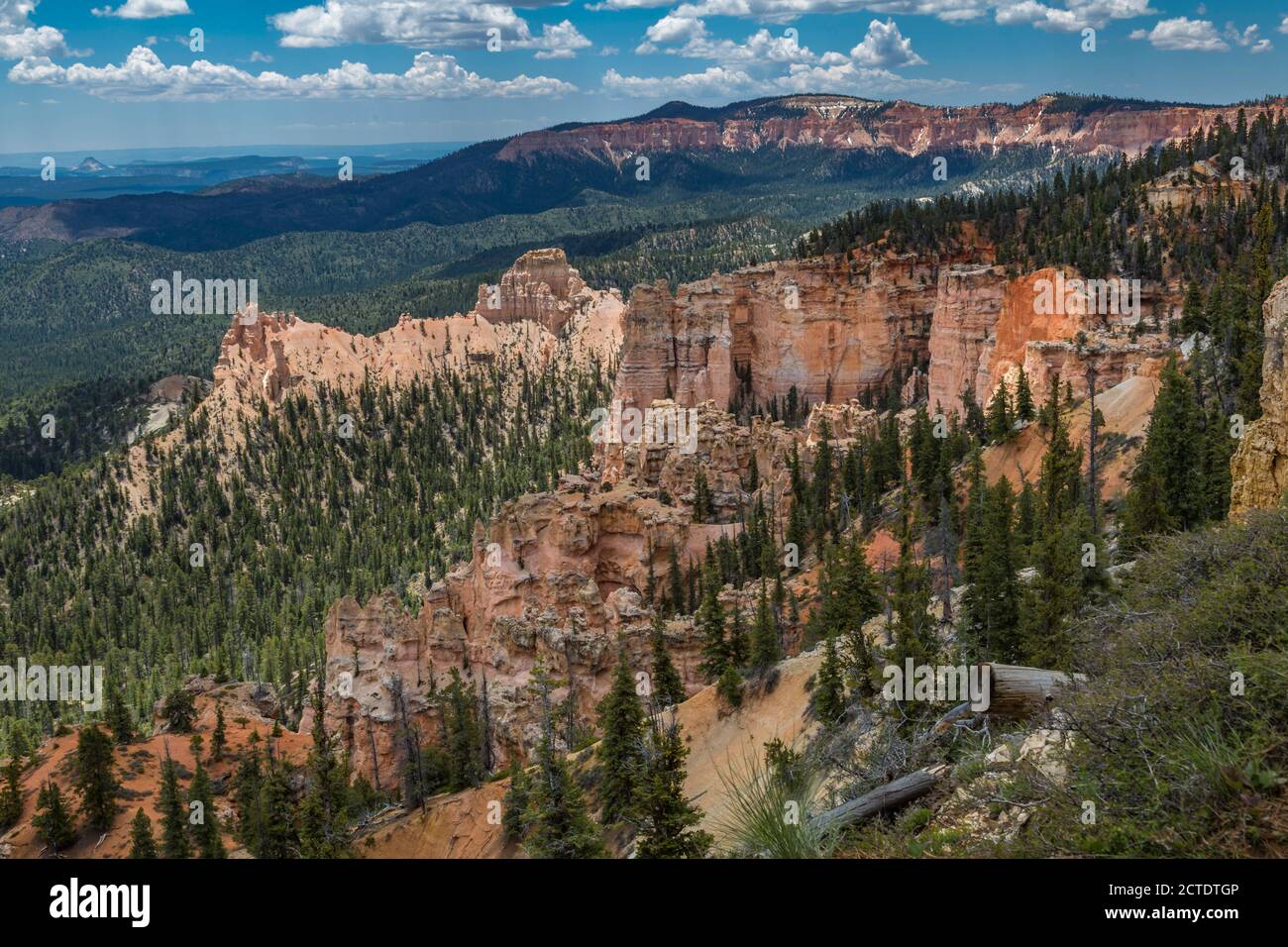 Farview Point si affaccia sul Bryce Canyon National Park, Utah Foto Stock