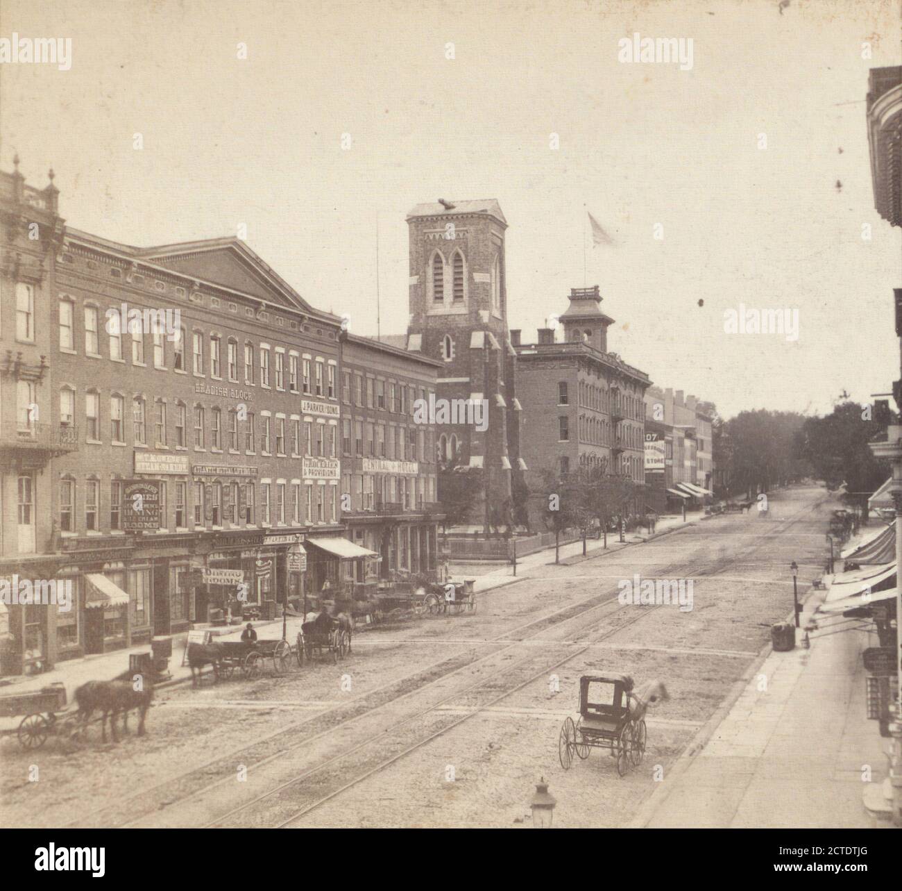 Chiesa della grazia, Episcopale. (Genesee Street.), James, William E., 1866, New York (state), Utica (N. Y Foto Stock