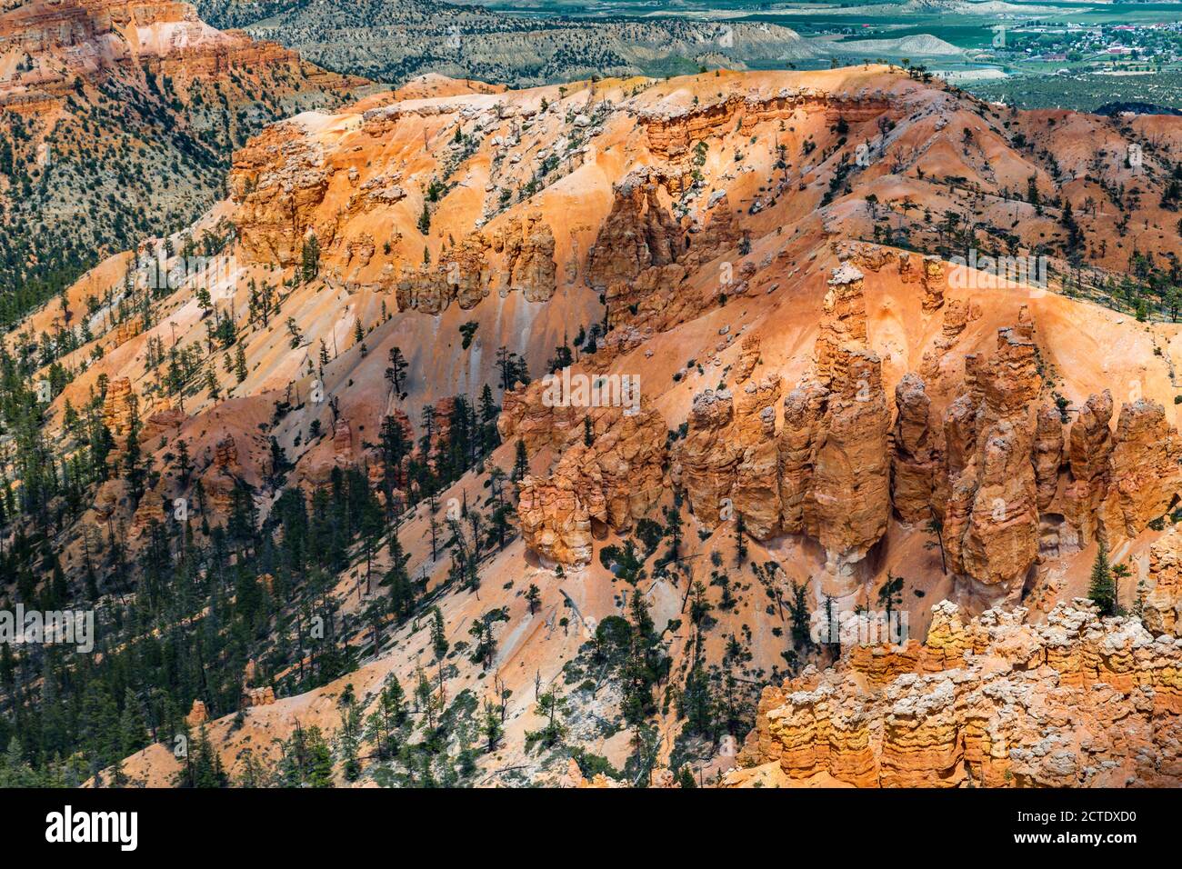 Brice Point si affaccia sul Bryce Canyon National Park, Utah Foto Stock