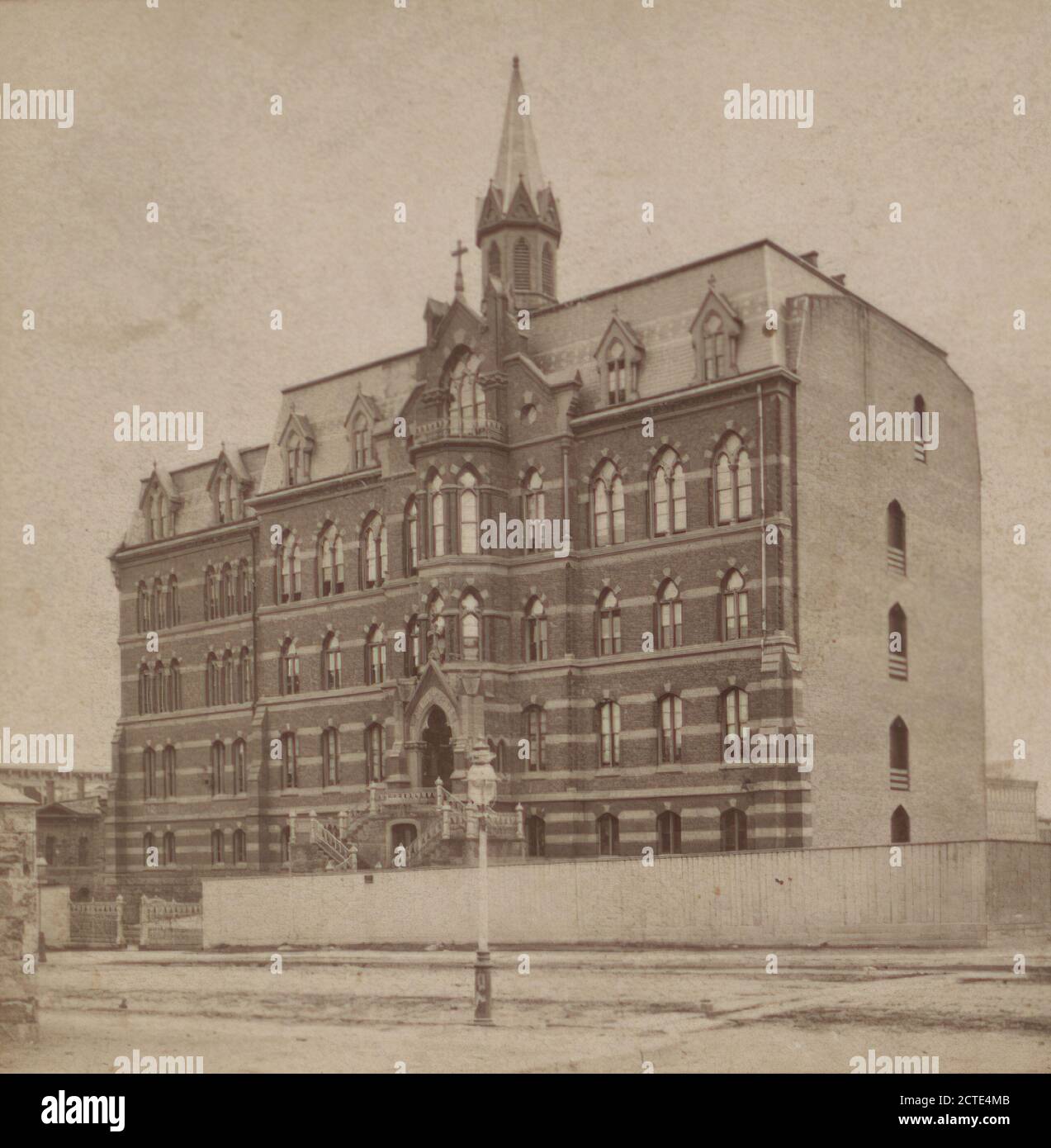 Catholic Orphan Asylum, Madison Ave., 1890, New York (state), New York (N. Y.), Manhattan (New York, N. Y.), New York Foto Stock