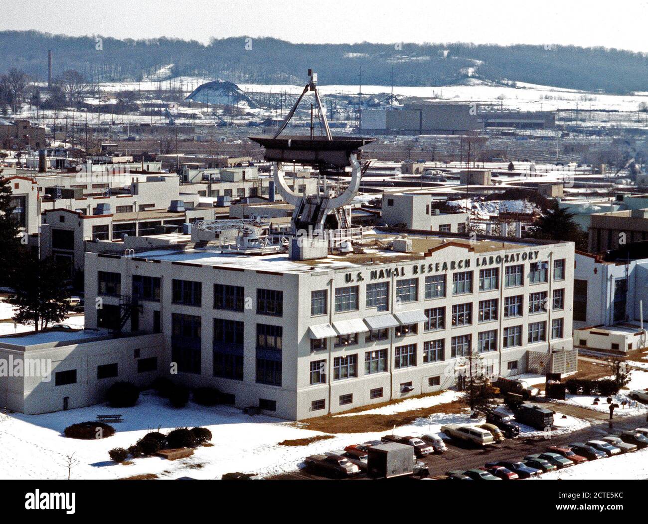 1979 - Una vista aerea degli Stati Uniti Naval Research Laboratory. Foto Stock
