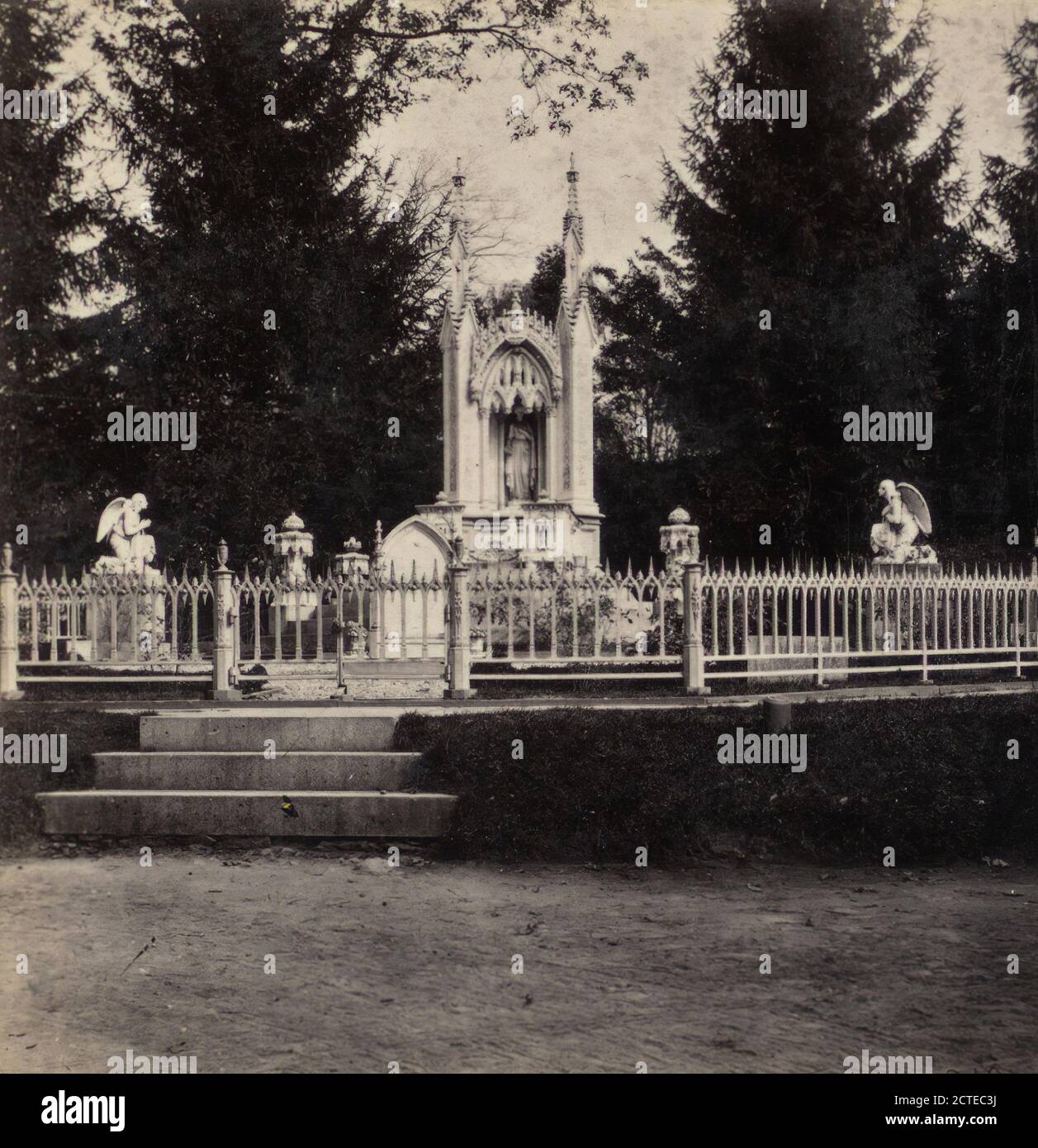 Monument of Miss Charlotte Canda, Battle Avenue., New York (state), New York (N. Y.), New York, Brooklyn (New York, N. Y Foto Stock