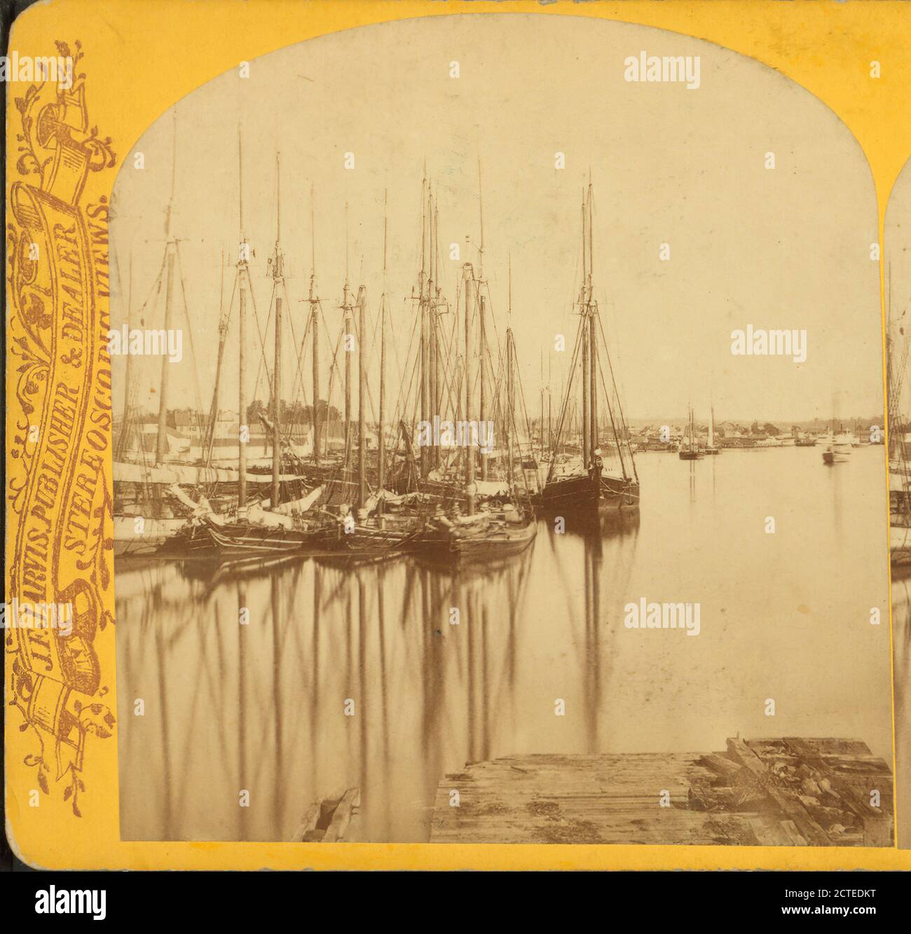 Vista della spedizione dal ponte lungo., Jarvis, J. F. (John F.) (b. 1850), Totherick, E., 1875, Potomac River Foto Stock