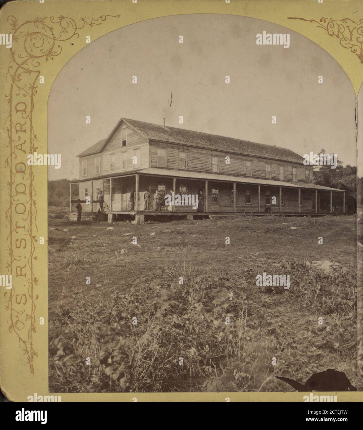 Forked Lake House., Stoddard, Seneca Ray (1844-1917), Hotels, New York (state Foto Stock