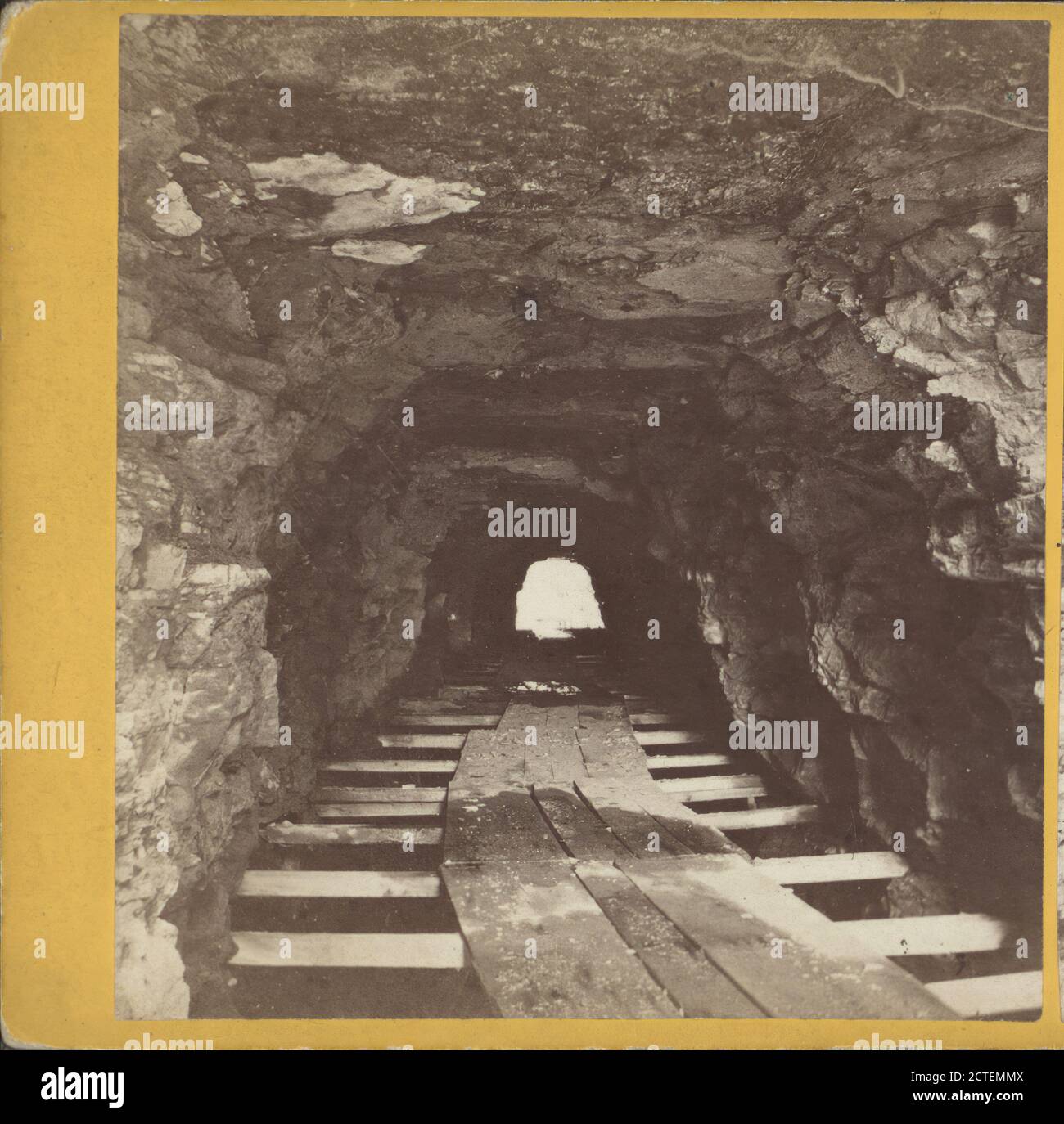 Fall Creek, tunnel, Ithaca., New York (Stato), Ithaca (N. Y Foto Stock