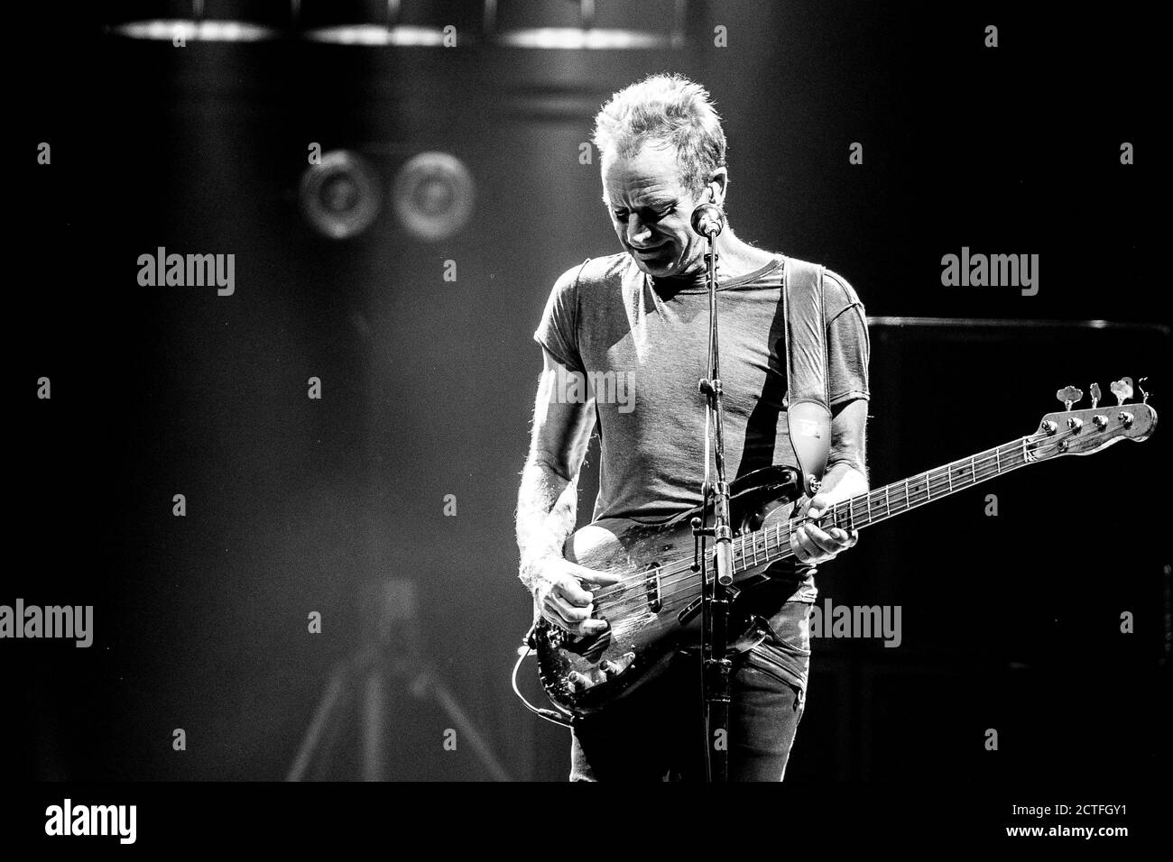 Copenaghen, Danimarca. 24 settembre 2017. Il musicista, cantante e cantautore inglese Sting esegue un concerto dal vivo alla Royal Arena di Copenhagen. (Foto: Gonzales Photo - Lasse Lagoni). Foto Stock