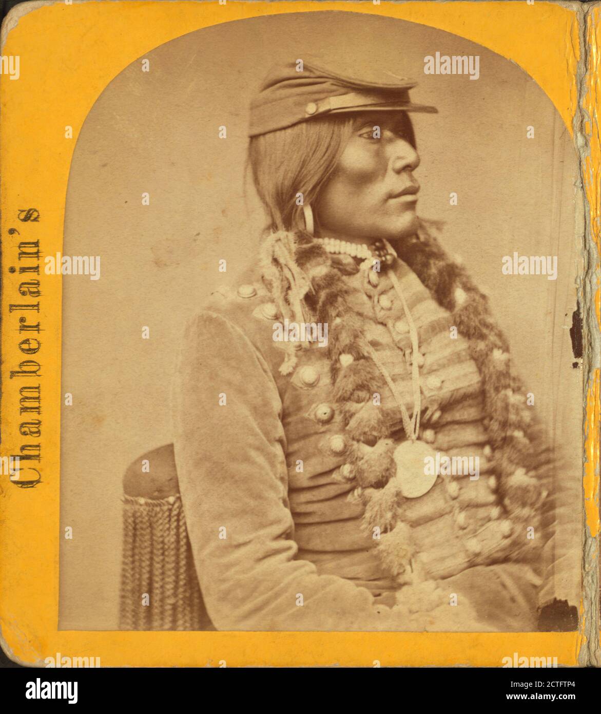 Ute Indiani, america antenato archivio foto, Stati Uniti affascinante e rara immagine storica. Foto Stock