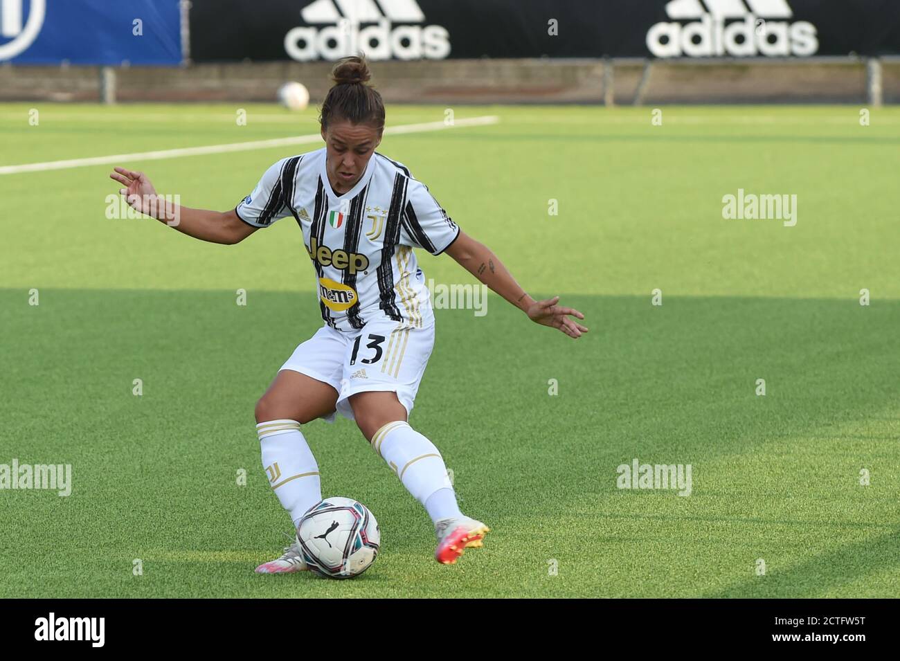 Lisa Boattin (Juventus) durante Juventus vs Accademia San Marino, Campionato Italiano di Calcio Serie A Donna, Torino, Italia, 06 Set 2020 Foto Stock