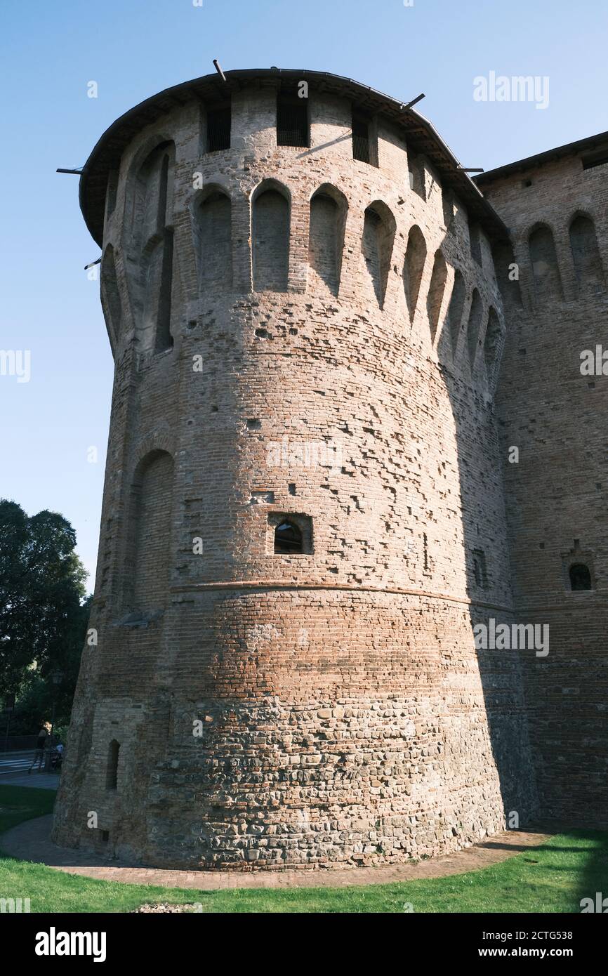 castello di vignola ingresso modena e torre principale del mastio. Foto di alta qualità Foto Stock