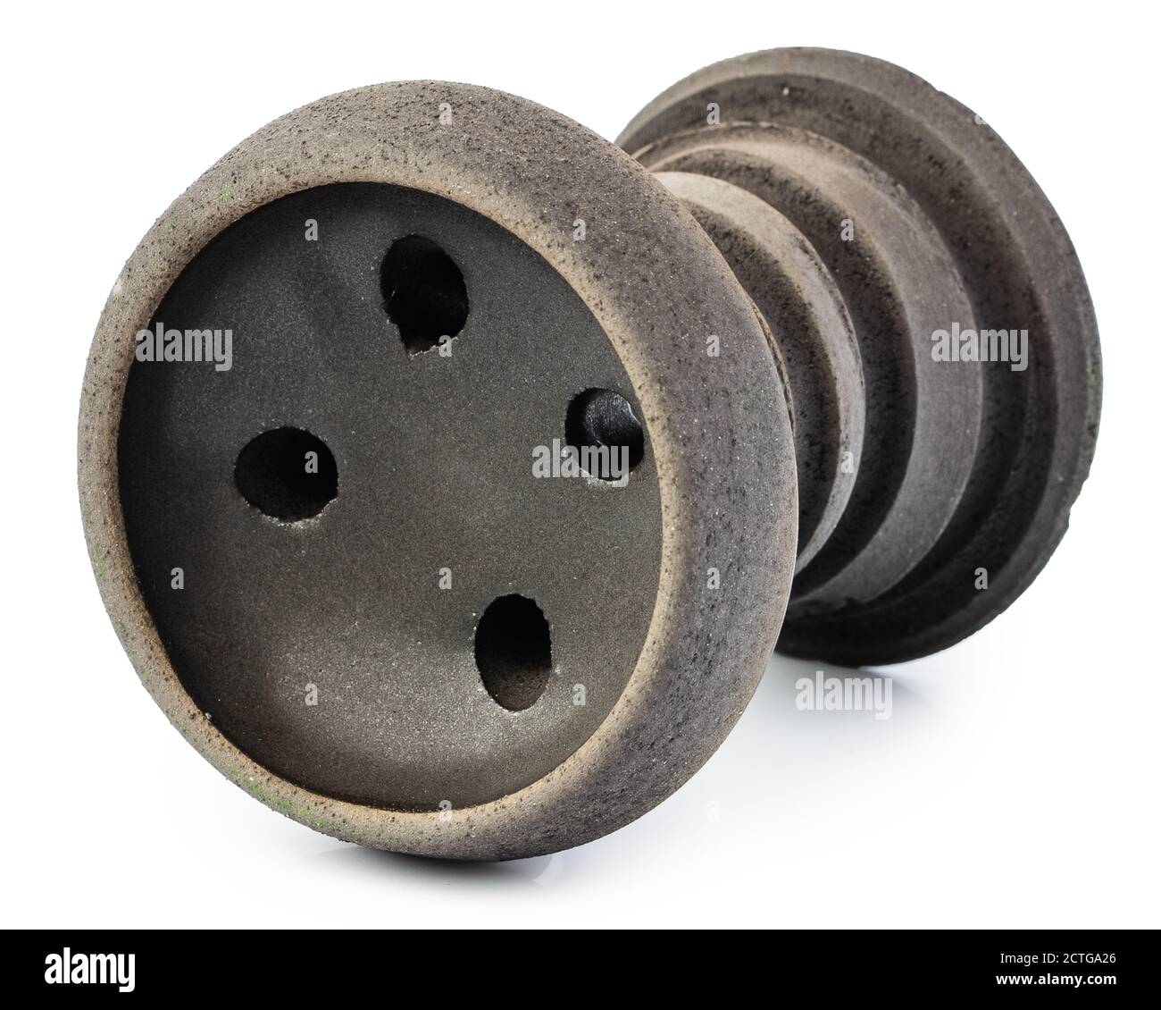 bruciatore di tabacco in ceramica di acqua pipeor hookah Foto Stock