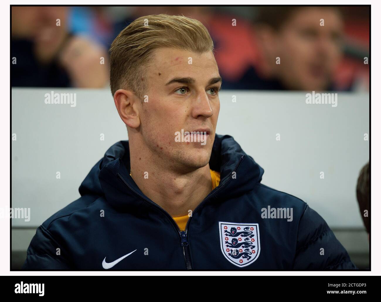 JOE HART ENGLAND V CHILE INTERNATIONAL FRIENDLY - WEMBLEY PHOTO CREDIT : © MARK PAIN / ALAMY Foto Stock