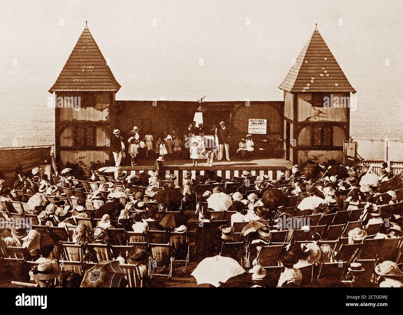 Festa estiva di concerti, Herne Bay, Kent, 1900's. Foto Stock