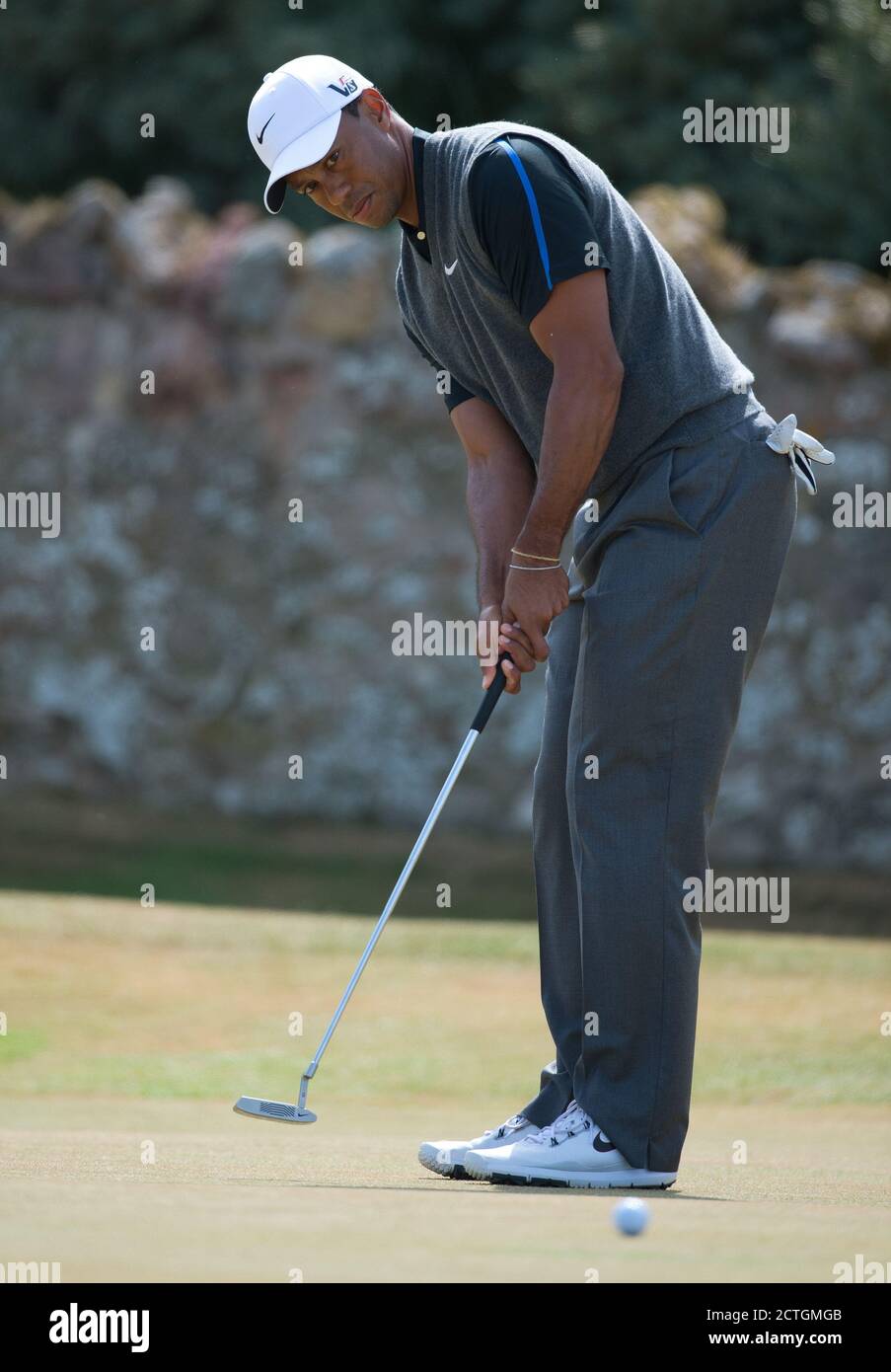 TIGER WOODS IL CAMPIONATO APERTO, MUIRFIELD. 20/7/2013 CREDITO IMMAGINE: MARK PAIN / ALAMY Foto Stock