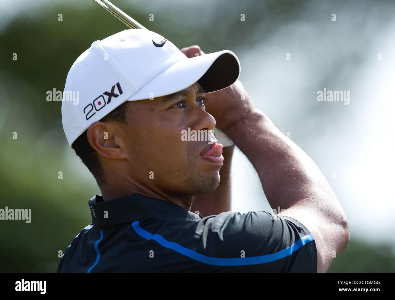 TIGER WOODS IL CAMPIONATO APERTO, MUIRFIELD. 20/7/2013 CREDITO IMMAGINE: MARK PAIN / ALAMY Foto Stock