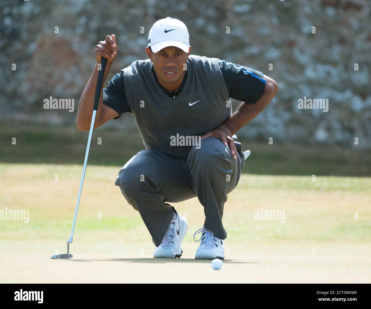 TIGER WOODS IL CAMPIONATO APERTO, MUIRFIELD. 20/7/2013 CREDITO IMMAGINE: MARK PAIN / ALAMY Foto Stock