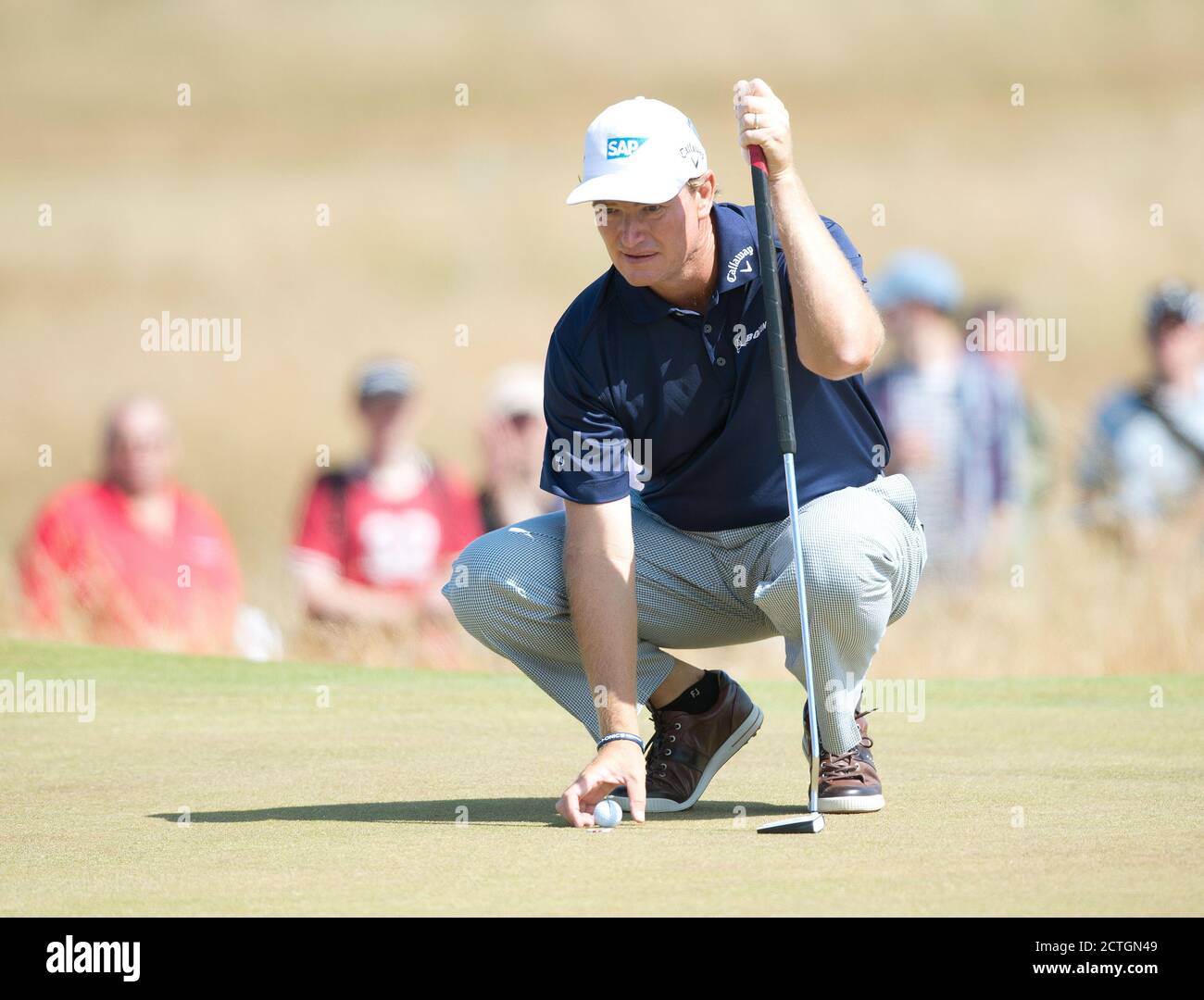 ERNIE ELS IL CAMPIONATO APERTO, MUIRFIELD. 2013 PHOTO CREDIT : © MARK PAIN / ALAMY STOCK PHOTO Foto Stock
