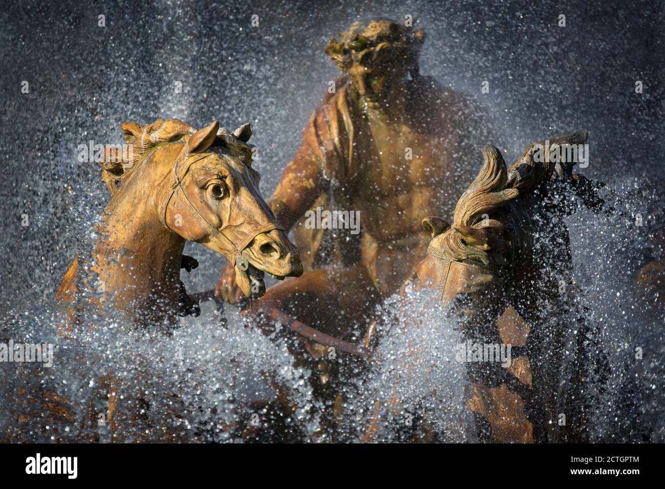 Apollo fontana Versailles Foto Stock