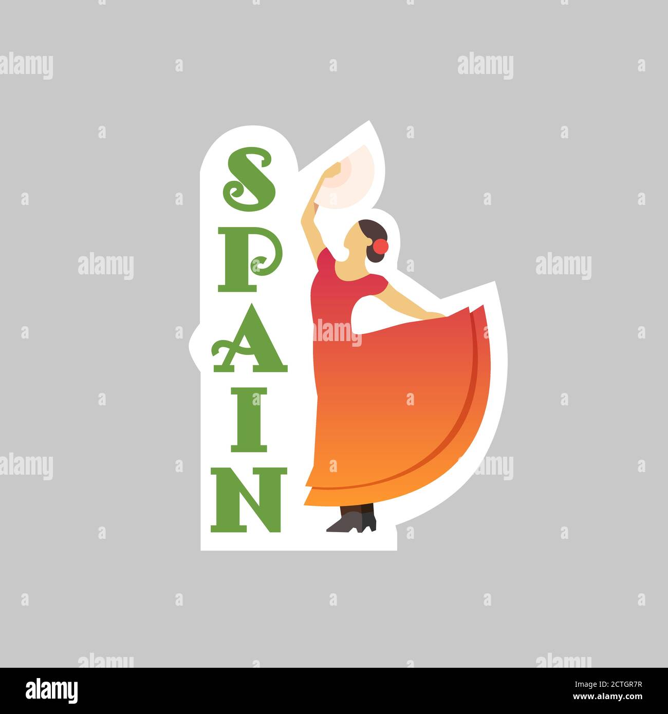 Adesivo Vector Travel Illustrazione Vettoriale