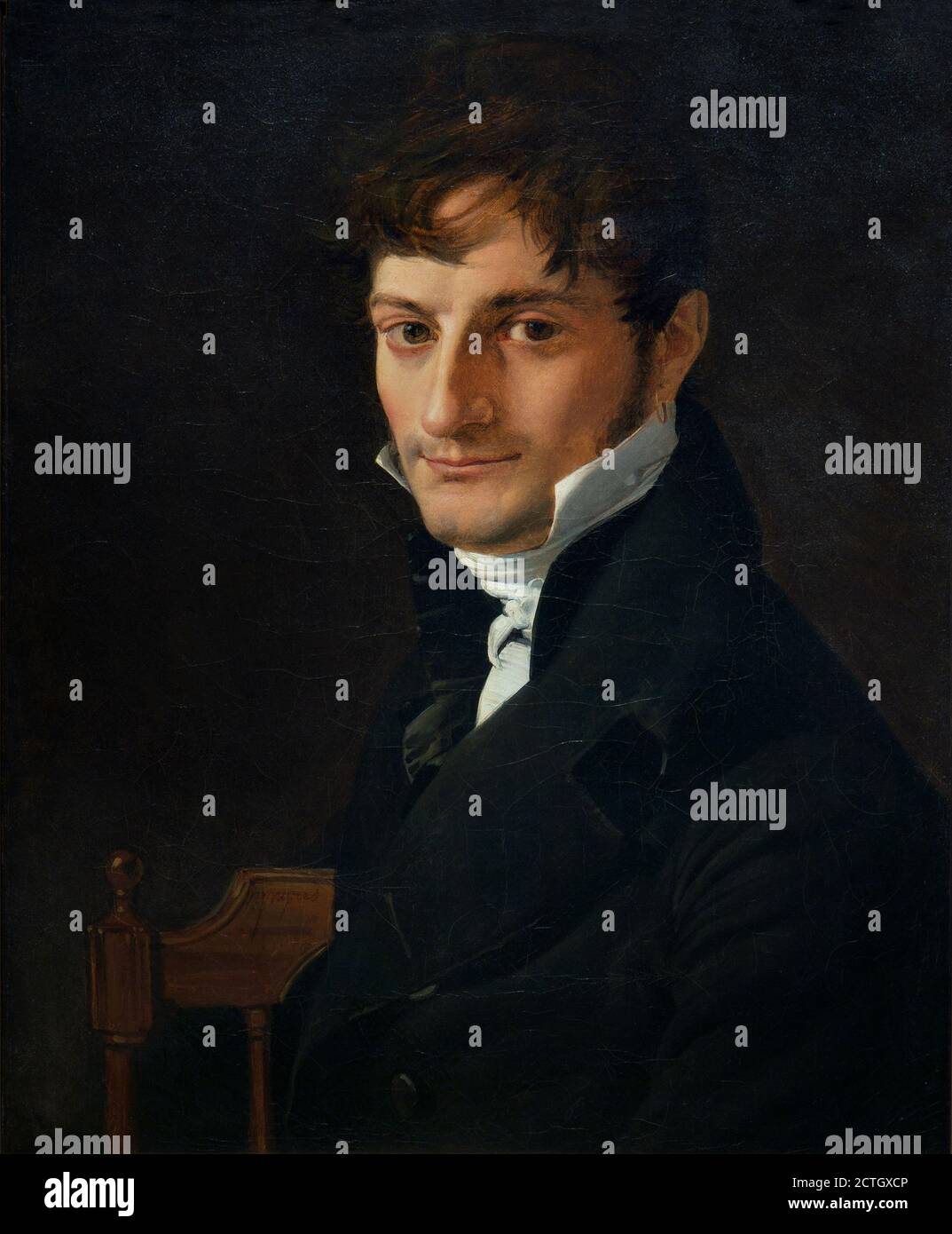 Jean-Auguste-Dominique Ingres 1780-1867. Ritratto di Belvèze Foulon. 1805. dipinto ad olio su tela cm 55 x 46. Foto Stock