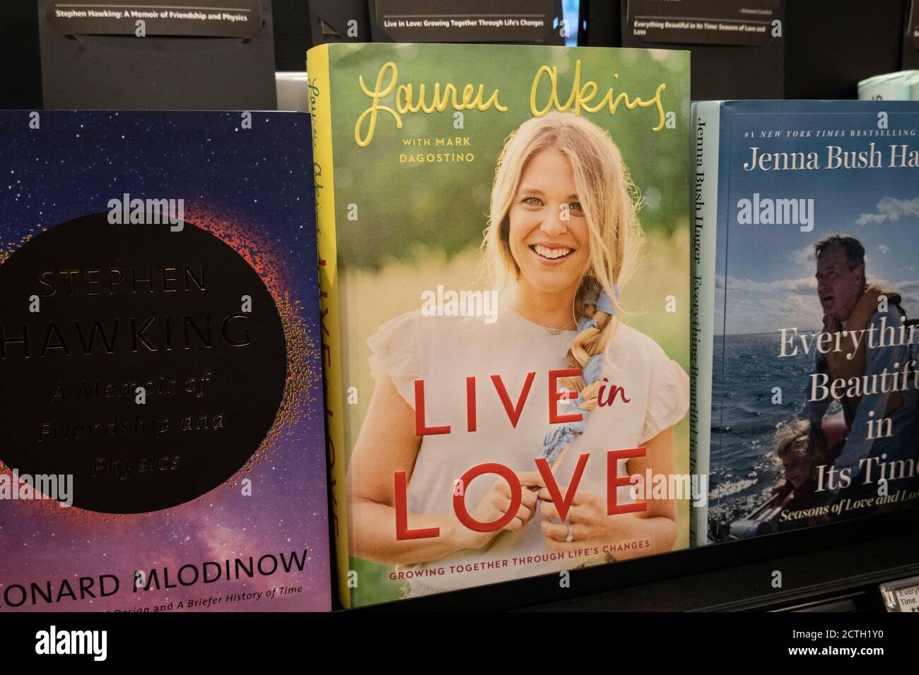 AmazonBooks su West 34th Street, New York, Stati Uniti d'America Foto Stock