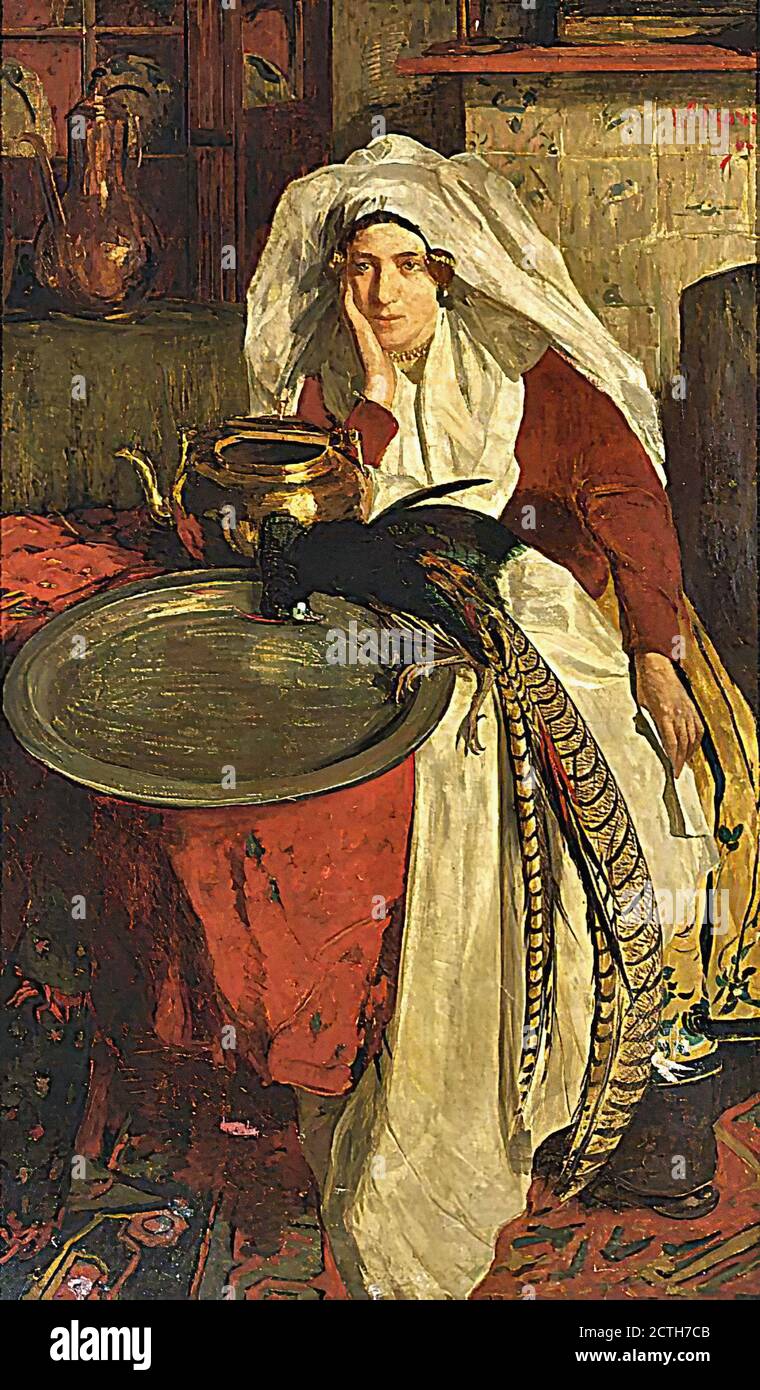 Maris Matthijs - una donna in Costume Regionale - Olandese Scuola - 19 ° secolo Foto Stock