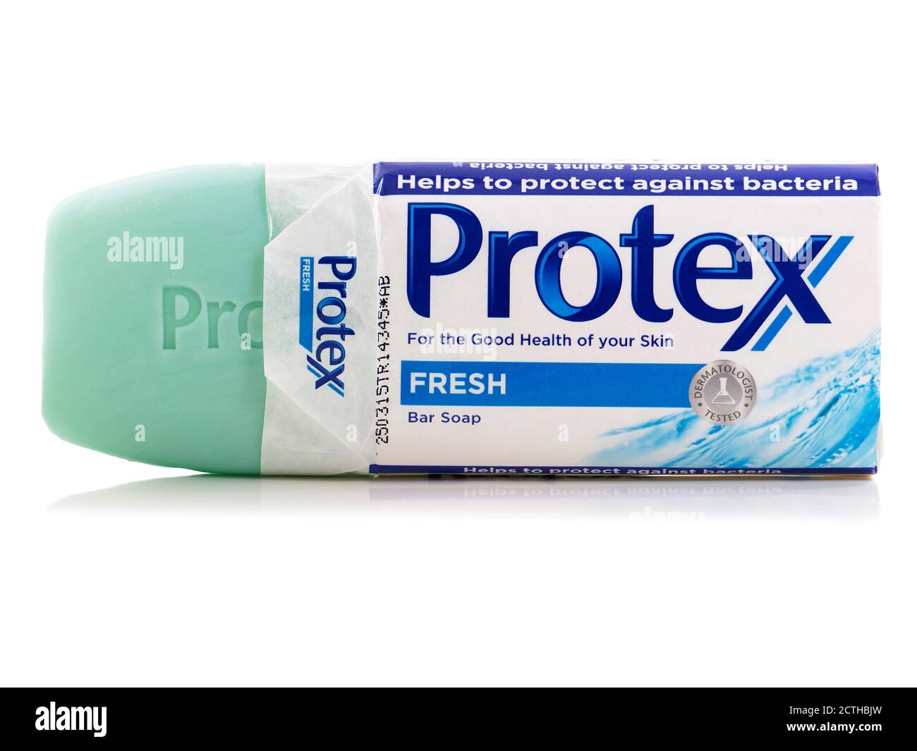 BUCAREST, ROMANIA - 20 MAGGIO 2016. Protex saponetta fresca, antibatterica, prodotta da Colgate-Palmolive. Il sapone PROTEX elimina il 99% dei batteri Foto Stock