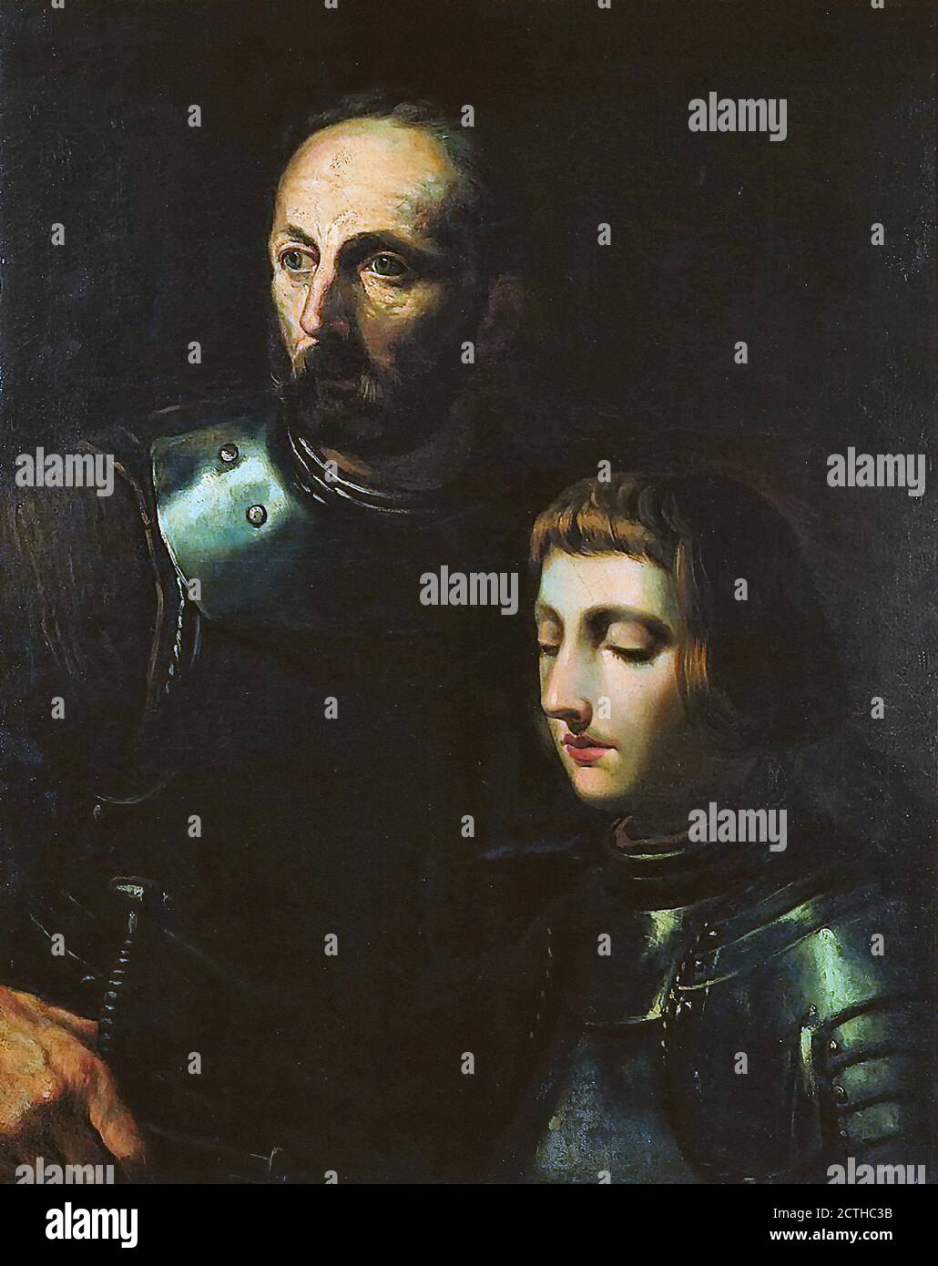 Scheffer Ary - Jeanne D'Arc - Scuola Olandese - 19 ° secolo Foto Stock