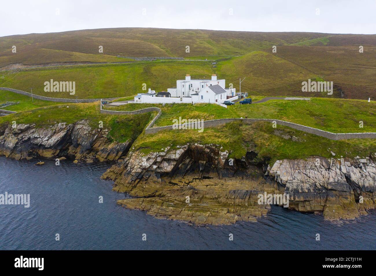 Riserva naturale di Hermaness a Burrafirth su Unst, Shetland, Scozia, Regno Unito Foto Stock