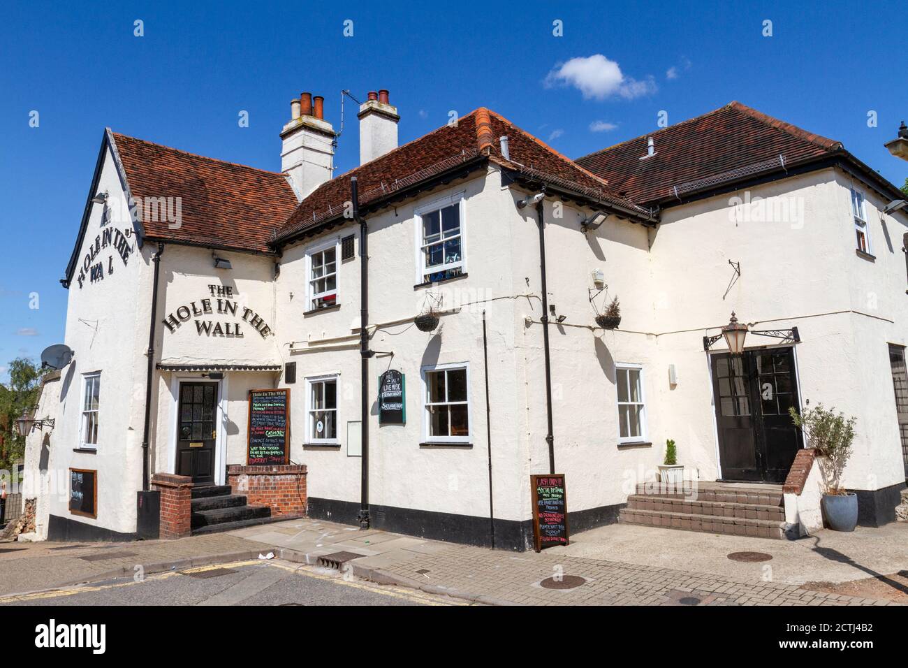 The Hole in the Wall public house in Colchester, Essex, UK. Foto Stock